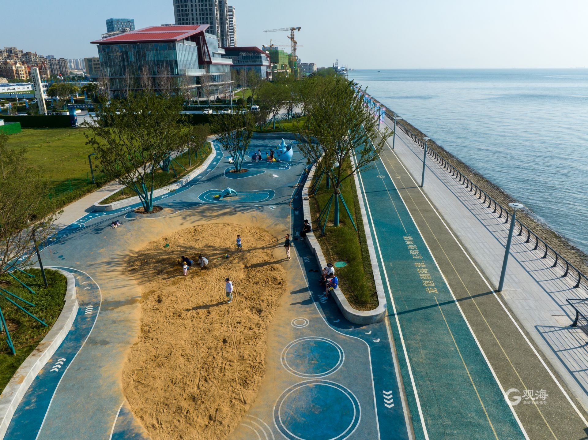 青岛后海实拍:"黄金海岸线"贯通了